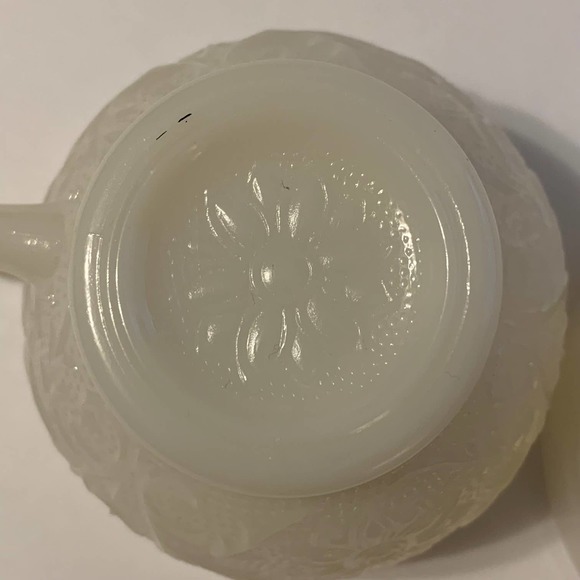 Vintage Anchor Hocking Milk Glass Tea/Coffee/Punch Replacement Cups Lot of 2 - Picture 6 of 10